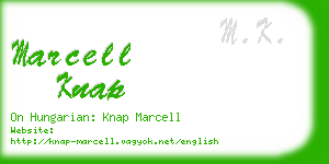 marcell knap business card